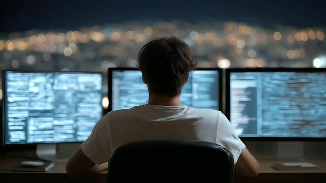 Teens engaging with multiple tabs on a large monitor in a relaxed setting