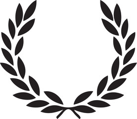 Fototapeta premium laurel wreath award .vector,