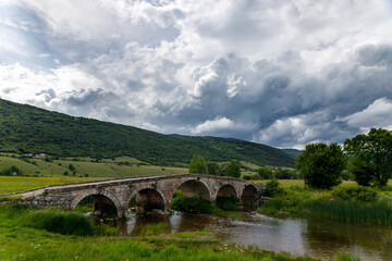 Roman Bridge over &Scaron;ujica River in Bosnia and Herzegovina