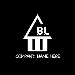 BL logo design, BL  simple and modern logo. BL luxurious , BL icon ,