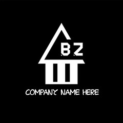 BZ letter logo design 