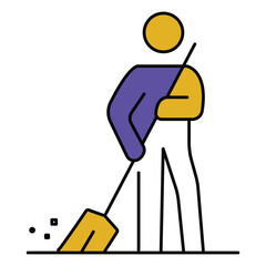 Volunteer and Civic Duty Community Service vector Icon design