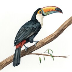 toucan isolated on white background