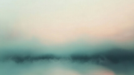 Fototapeta premium Abstract blurred landscape scene with soft pastel colors creating a calm and serene atmosphere suitable for backgrounds and artistic projects