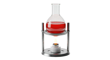 Isolated Chemical Reaction Flask