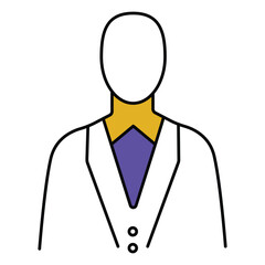 Lawyer Attorney vector Icon design with Gavel and Documents