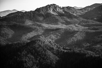 Timeless Silence &ndash; Black and White Mountain Landscape