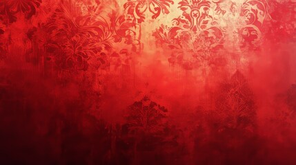 "Bold red textured wallpaper background with subtle lighting and shadow details