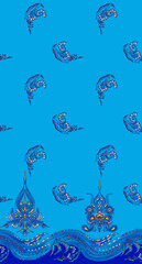 Most beautifull draw allover pattern in high resolution