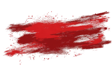 Red scratch marks isolated on white background ideal for spooky or wild themed visuals