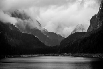 Timeless Silence &ndash; Black and White Mountain Landscape