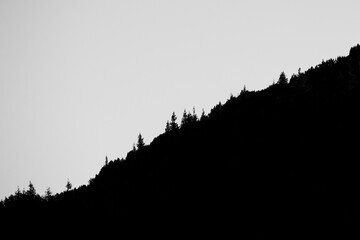 Timeless Silence &ndash; Black and White Mountain Landscape