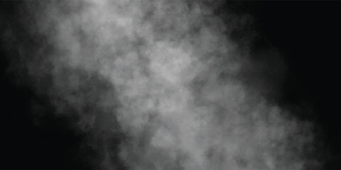 Black and White Fog Design with Abstract Vapor Layers

