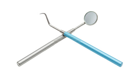 Isolated Dentist Tools