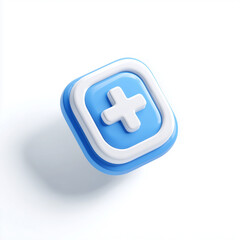 Fototapeta premium Health shield icon – Ai generative