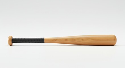 Baseball bat isolated on white background