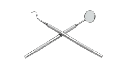 Isolated Dental Tools