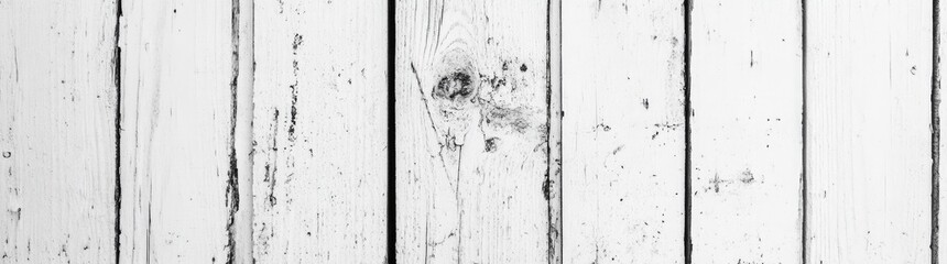 A close-up view of weathered white wooden planks. showcasing their texture and grain. ideal for backgrounds or rustic design elements. with subtle light reflections enhancing the details