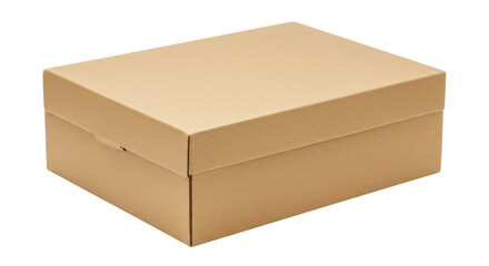 Isolated Cardboard Box