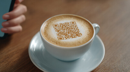 QR Code Latte Art - A Modern Coffee Experience