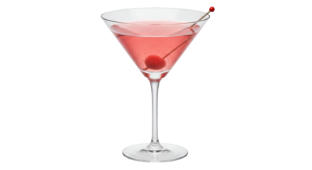 Isolated Cosmopolitan Cocktail