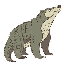 vector crocodile art free download.