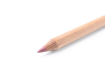One beautiful lip pencil isolated on white