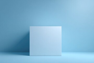 Naklejka premium empty podium with reflective surface casting soft shadows and highlights