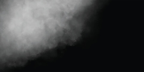 Monochrome Background with Cloudy Mist and Vapor Swirls

