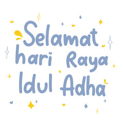 Selamat Hari Raya Idul Adha Hand Lettering 