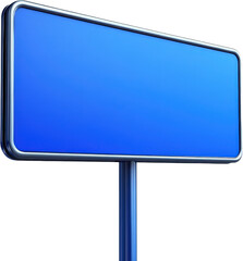 Empty Blank Road Sign Mockup