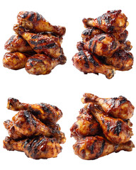 Barbecue Drumsticks, Stacked, Glaze