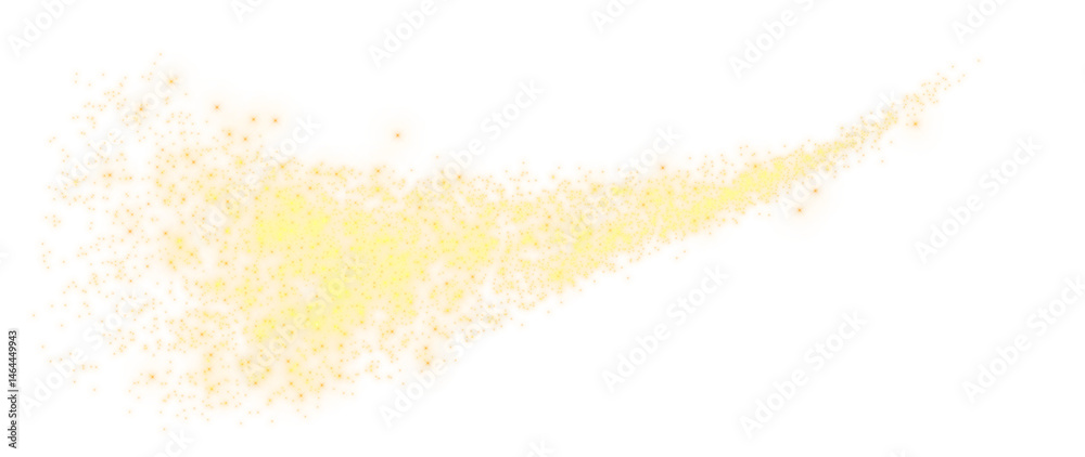 Poster bright yellow sparkling overlay with soft light effects and glowing bokeh, perfect for festive desig