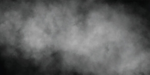 Fog-Filled Grayscale Atmosphere with Dreamy Cloud Formations

