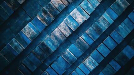 Blue abstract background with overlapping geometric shapes, modern design, creative visual art, vibrant colors, textured pattern for wallpaper or graphics.