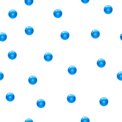 Water bubble seamless pattern background, vector