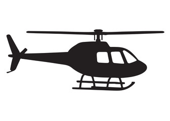 silhouette of a flying helicopter logo silhouette vector, helicopter silhouette icon logo, simple silhouette illustration of helicopter vector silhouette logo icon isolated on a white background