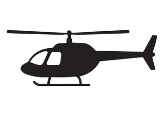 silhouette of a flying helicopter logo silhouette vector, helicopter silhouette icon logo, simple silhouette illustration of helicopter vector silhouette logo icon isolated on a white background © Adobe design