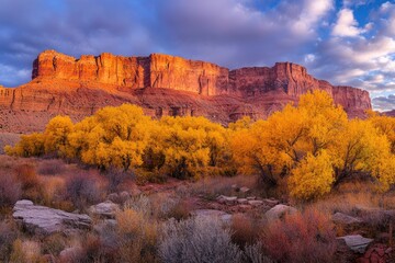 Autumnal Canyon Landscape