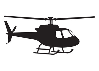 silhouette of a flying helicopter logo silhouette vector, helicopter silhouette icon logo, simple silhouette illustration of helicopter vector silhouette logo icon isolated on a white background © Adobe design