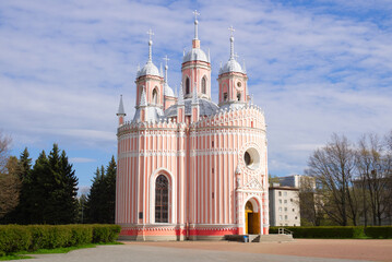 The Chesme Church in Saint Petersburg, Russia