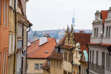 A cityscape view of the City of Prague in the Czech Republic.