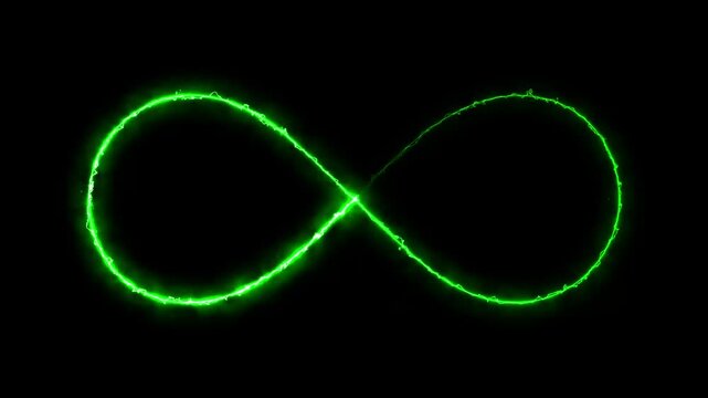 infinity neon arc reactor looping animated icon infinity neon electricity blue purple orange icon 4k