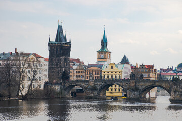 A cityscape view of the City of Prague in the Czech Republic.