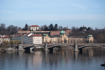 A cityscape view of the City of Prague in the Czech Republic.
