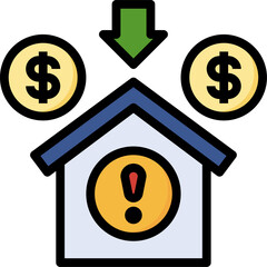 alert illustration on a white background  