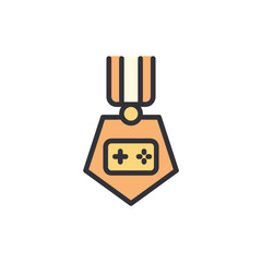 Digital Gaming Award Emblem, Symbolizing Competitive Esports Achievements