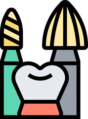 carbide illustration on a white background   