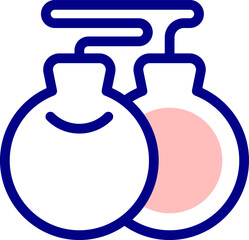 castanets illustration on a white background    