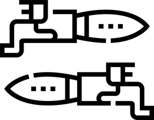 dagger illustration on a white background   